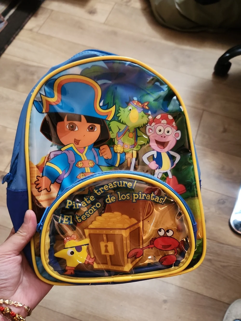 NWOT Small Dora The Explorer Pirate Treasure Backpack